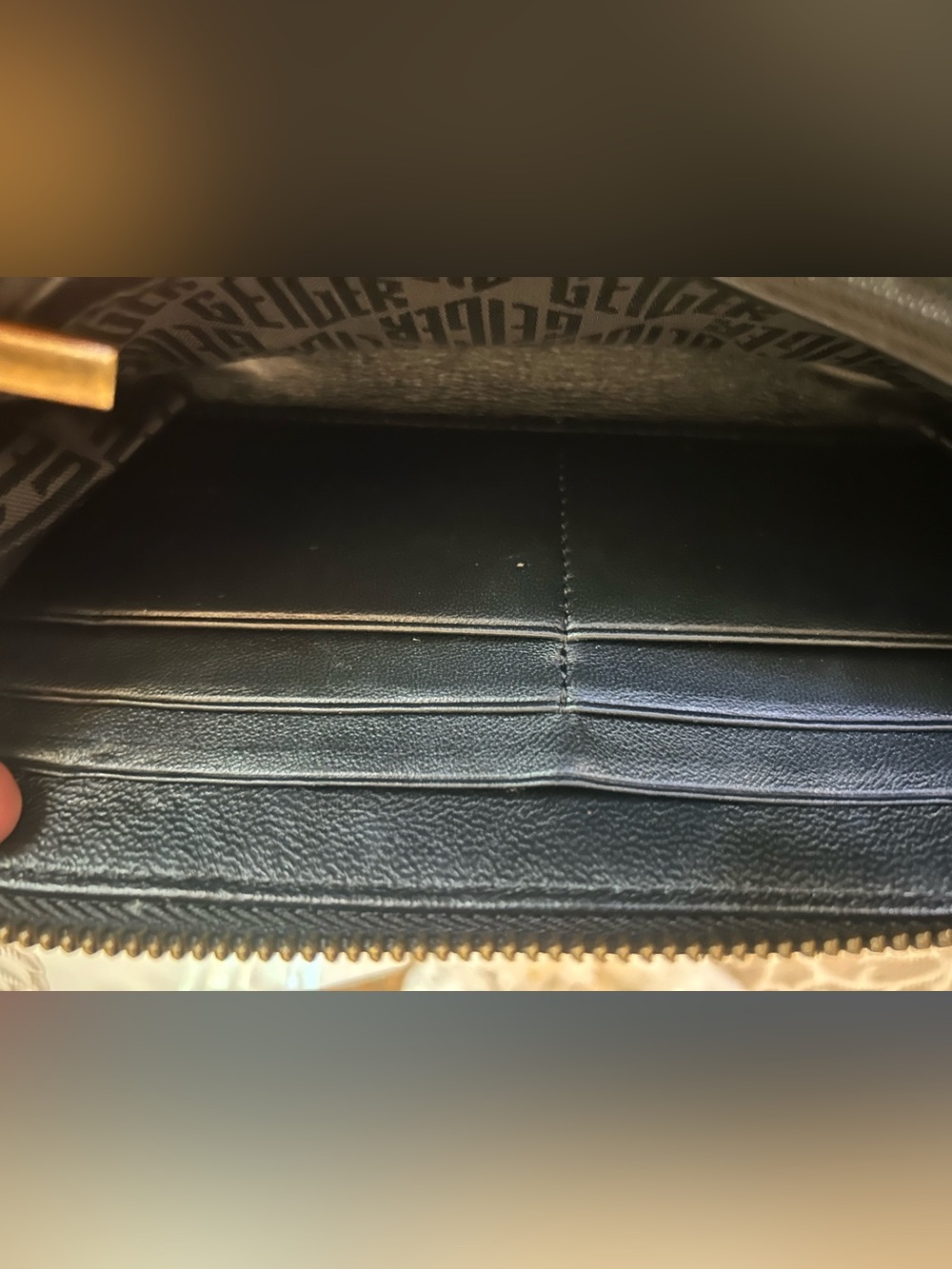 Kurt Geiger London Zip Around Leather Wallet - Picture 10 of 12